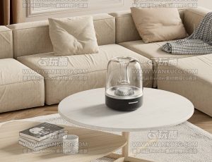 哈曼卡顿音响渲染场景C4D工程源文件