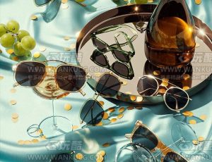 太阳眼镜渲染场景C4D工程源文件