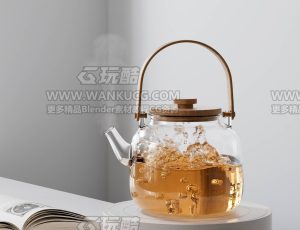 围炉煮茶渲染场景C4D工程源文件