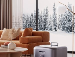 智能足浴盆渲染场景C4D工程源文件