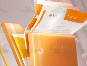 黄色文件夹渲染场景C4D工程源文件