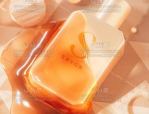 乳胶样式瓶子场景C4D工程源文件