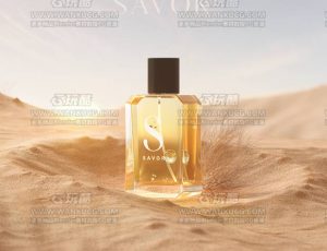沙漠精油瓶渲染场景C4D工程源文件