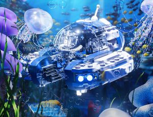 深海迷航渲染场景C4D工程源文件