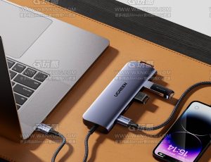 USB渲染桌面场景C4D工程源文件