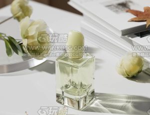 阿玛尼香水渲染场景C4D工程源文件