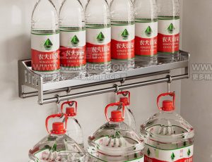 放水置物架渲染场景C4D工程源文件