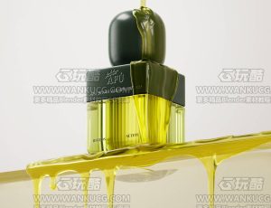 阿芙精油以油养肤渲染场景C4D工程源文件