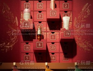 圣诞节美妆产品促销渲染场景C4D工程源文件