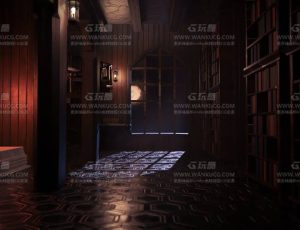 高级魔法学院魔法书屋场景Blend工程源文件