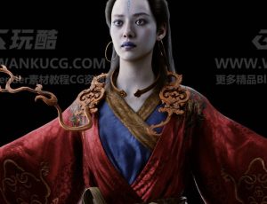 黑神话悟空亢金星君Blender模型