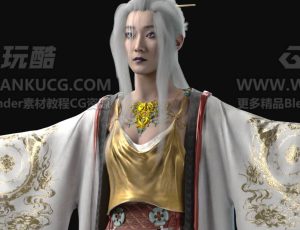 黑神话悟空铁扇公主Blender模型