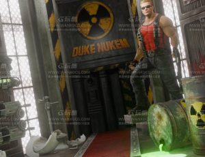 毁灭公爵装备场景Blend工程源文件