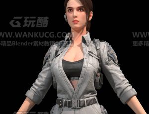 第一位后裔海莉Blender模型