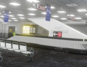 AEW等候室大厅Blend工程源文件