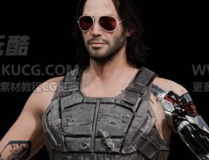 赛博朋克2077角色Blend模型