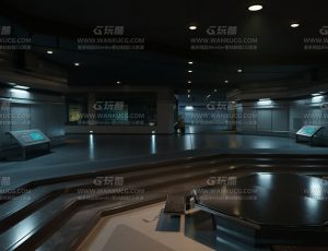 科技公司待客大厅Blend工程源文件