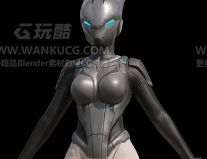 性感猫机器人Blend模型