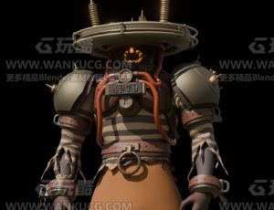 4279机器人Blend模型