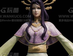 阿修罗女儿Blend模型