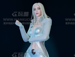 冰雪女王角色Blend模型