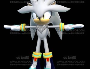 超级索尼克银色刺猬Blend模型