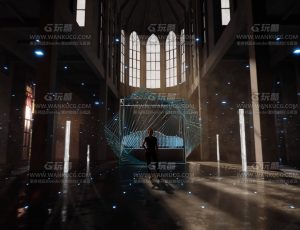 教堂教会场景Blend工程源文件