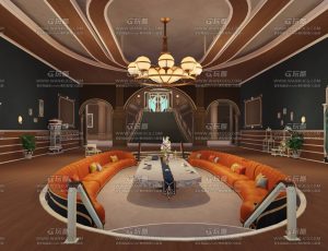 高档高级餐厅场景Blend工程源文件