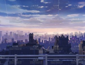 浪漫卡通城市场景Blend工程源文件