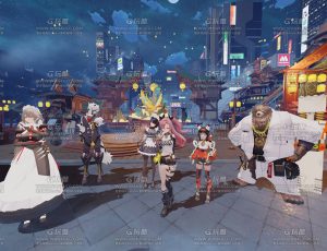 绝零区赛博朋克国风场景Blend工程源文件