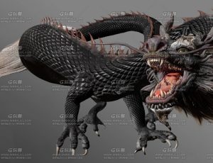 MAYA影视级动画神话黑龙模型