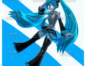 机械初音未来Blend模型