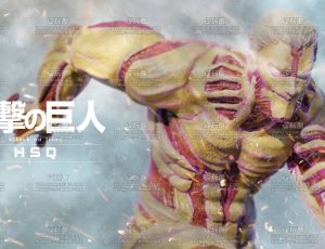 电影级高精度进击的巨人Blend模型