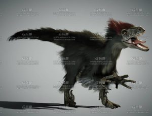 电影级VFX动画高精度北票龙Blend模型