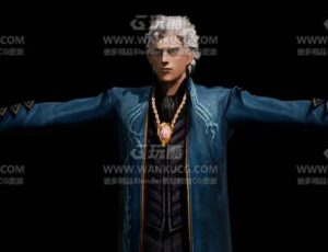 鬼泣3维吉尔Blend模型