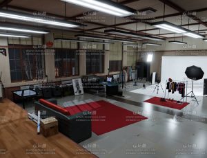 高级模特棚拍室场景Blend工程源文件