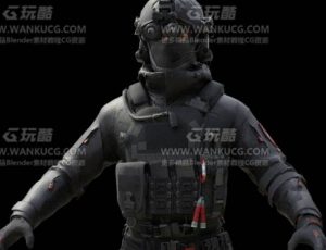 特种侦查兵Blend模型