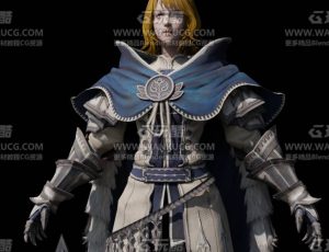 西方北欧女战士Blend模型