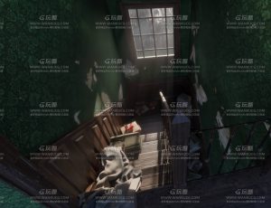 混乱的楼梯口Blend工程源文件