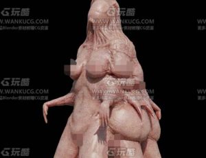 肉身融合生化怪物Blend模型