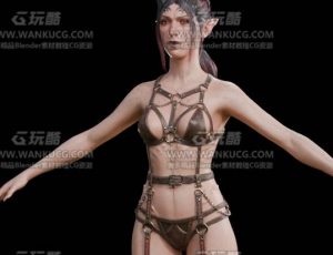 性感恶魔女王Blend模型