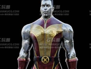 钢人战士Blend模型