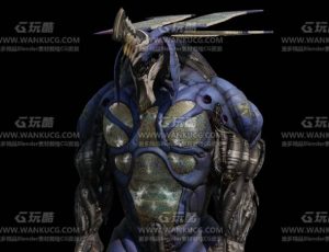 科幻机械兽Blend模型