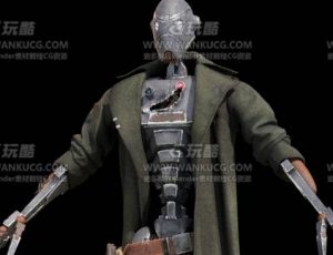 侦探机器人Blend模型