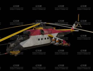 高级大型战斗战机Blend模型