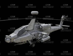 高级战斗军事飞机Blend模型