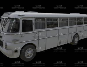 旅游巴士Blend模型