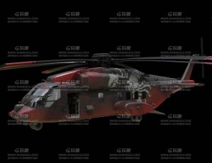 特种兵战斗军事大飞机Blend模型