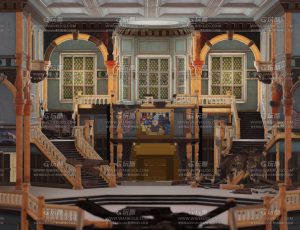 乐高建筑破损阁楼Blend工程源文件