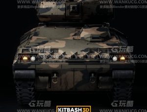 玩酷CG网—战争坦克军事载具模型